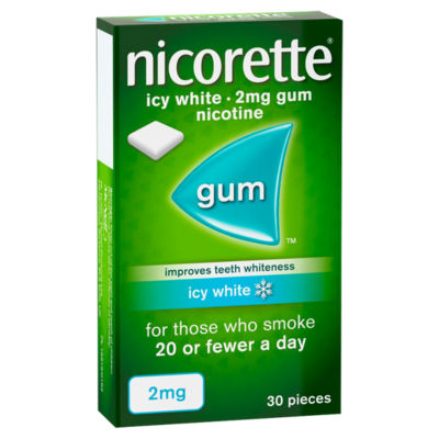 Nicorette Icy White Gum 30s