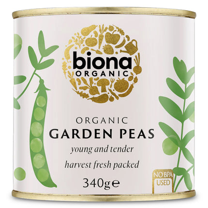 Biona Organic Garden Peas 340g