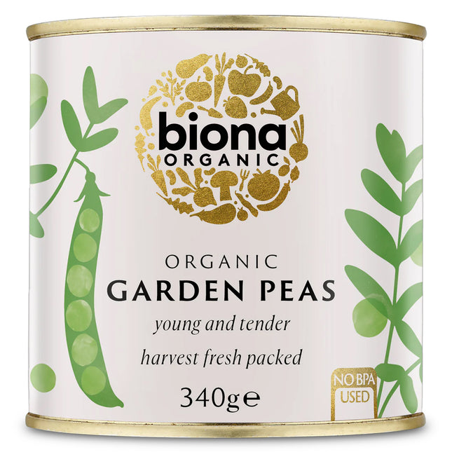 Biona Organic Garden Peas 340g