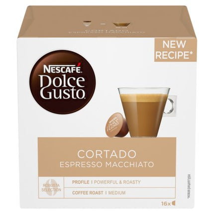 Nescafe Dolce Gusto Espresso Macchiato (Cortado) 16 Capsules 100.8g