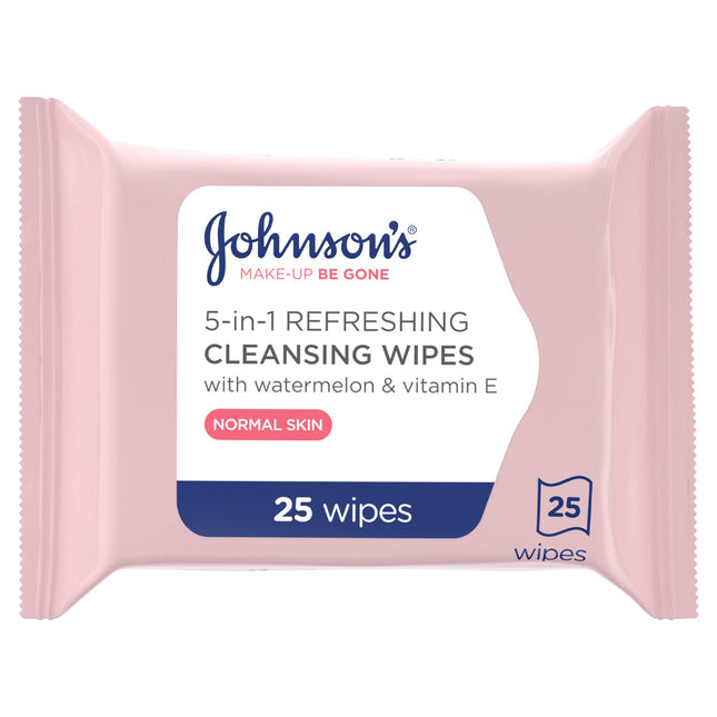 Johnsons Make Up Be Gone Wipes 25s Refreshing