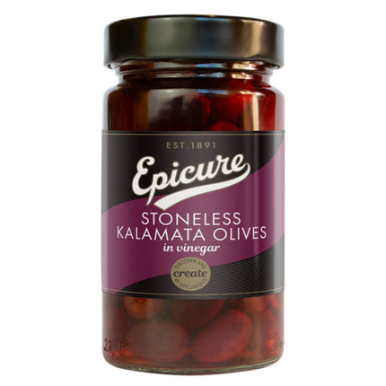 Epicure Stoneless Kalamata Olives 295G