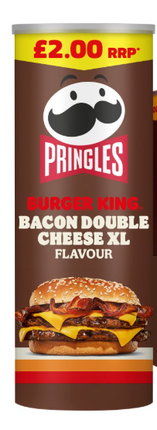 Pringles Burger King Double Cheese XL 165g £2 PMP