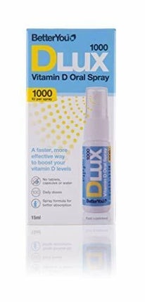 Better You Dlux1000 Vitamin D Oral Spray 15ml