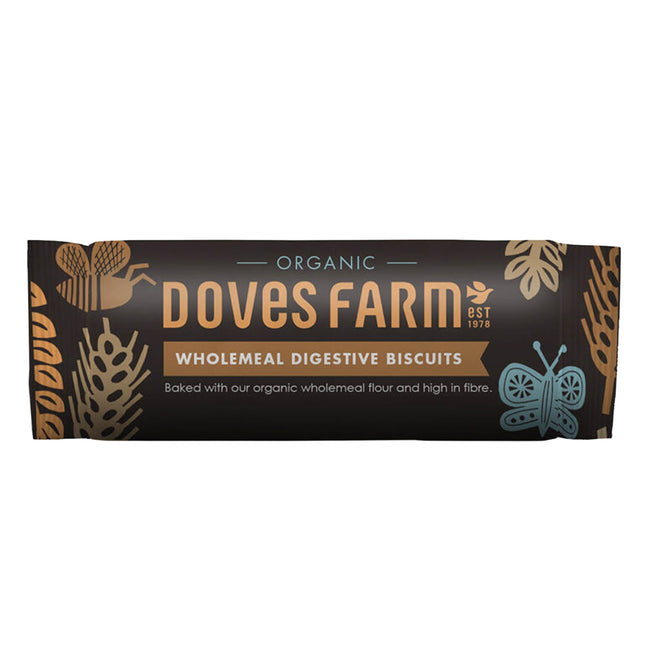 Doves Farm Organic Wholemeal Digestive Biscuits 400g