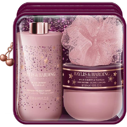 Wild Cherry & Vanilla Luxury Travel Gift Set 1320g