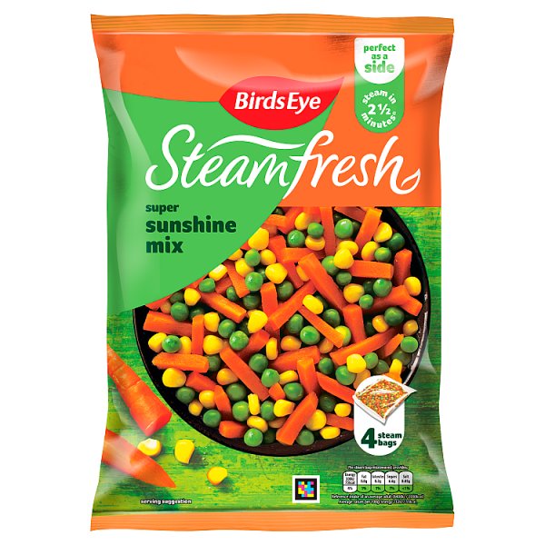 Birds Eye Steamfresh Super Sunshine 4Pk 540G
