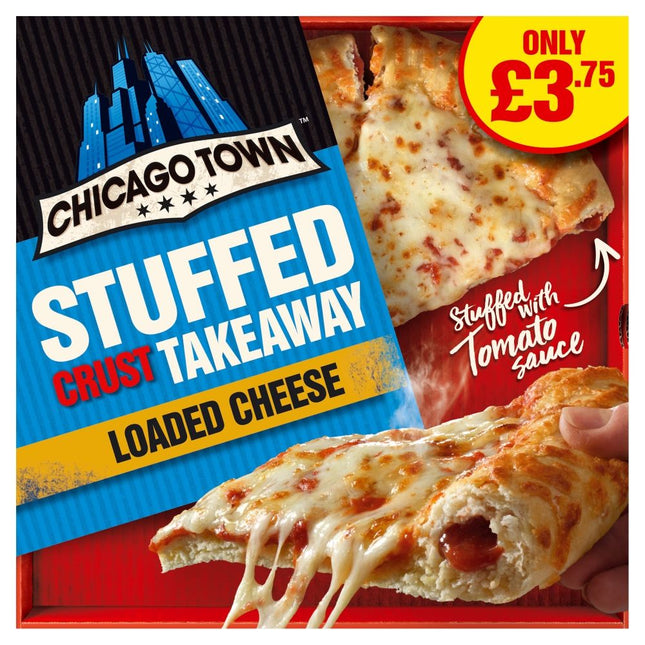 Chicago Town Stuffed Crust Take Away Cheese PMP £3.75 480G