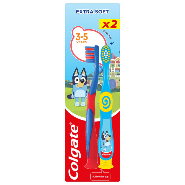 Colgate Toothbrush Bluey 2-5 2pk