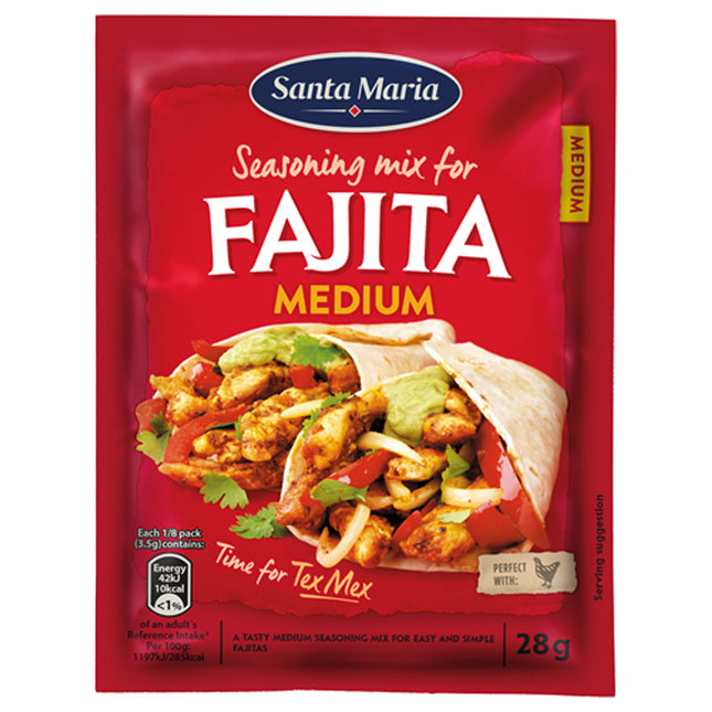 Santa Maria Fajita Medium Seasoning Mix 28g