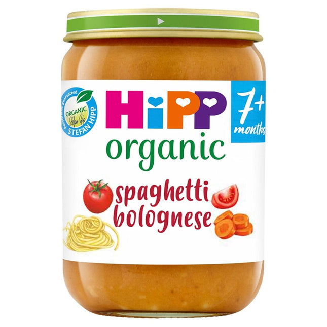 Hipp Organic Spaghetti Bolognese Baby Food Jar 7+ Months 190g - H1