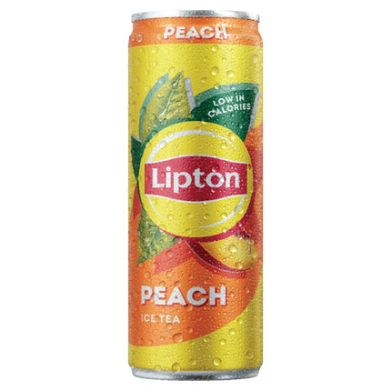 Lipton Ice Tea Peach Sleek Can 330ML