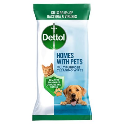 Dettol Home With Pets Surface Wipes 50s