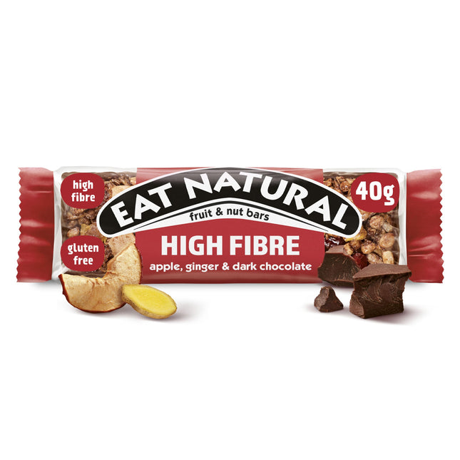 Eat Natural APPLE GINGER & DARK CHOCOLATE T1X12 40g