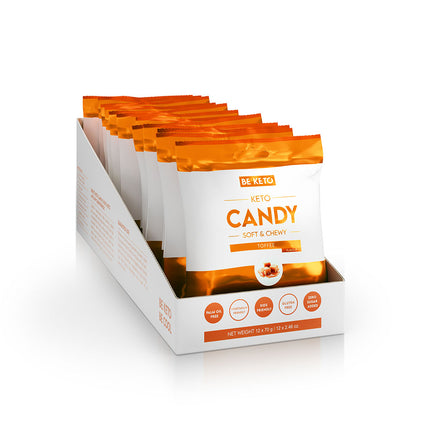 BeKeto Keto Candy Set of 12 Toffee 12 x 840g