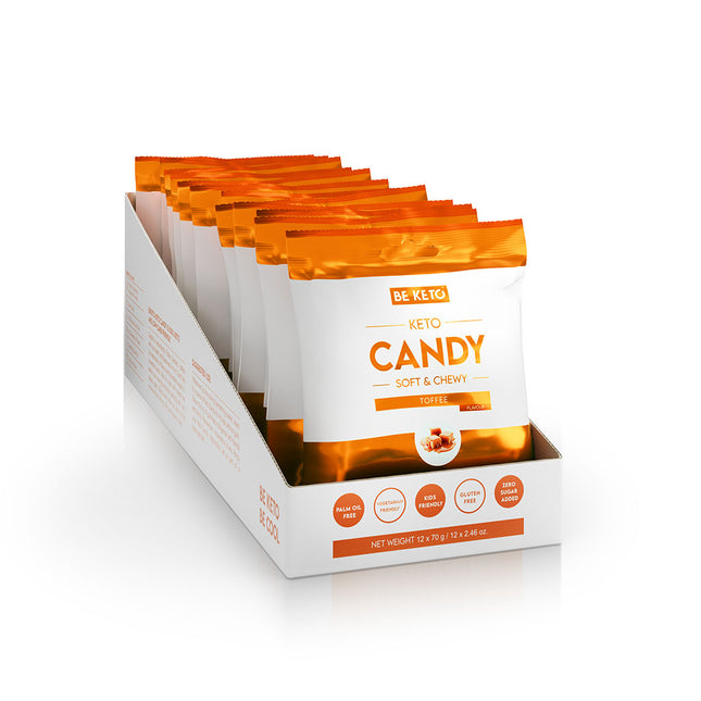 BeKeto Keto Candy Set of 12 Toffee 12 x 840g
