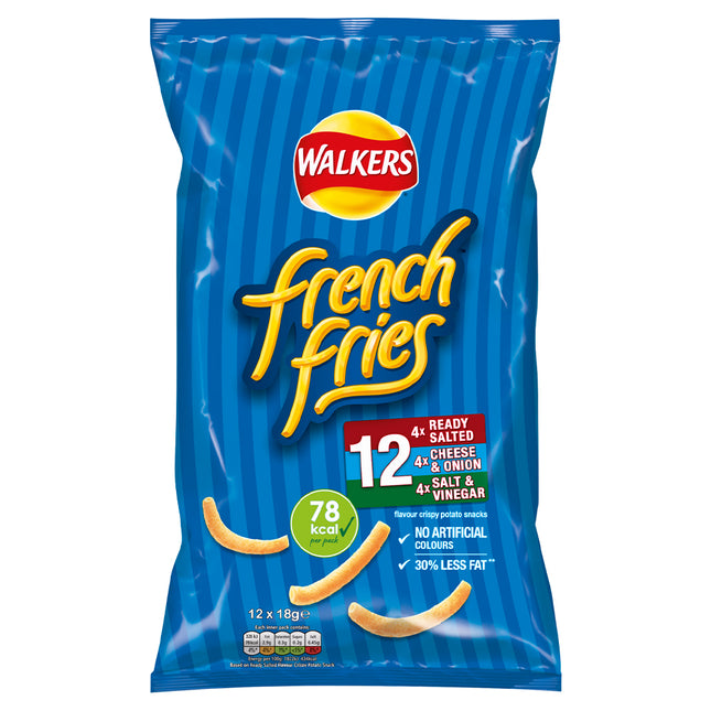 Walkers French Fries Variety Multipack 12x18g