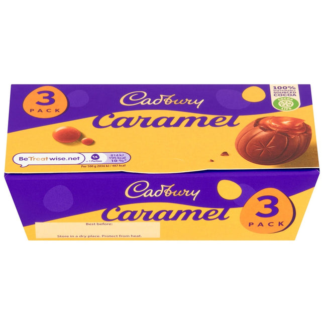 Cadbury Dairy Milk Caramel Egg 3Pk 120G