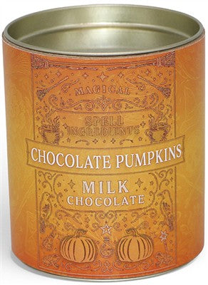 Gwynedd Solid milk chocolate pumpkins gift tube 80g