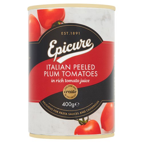 Epicure Italian Plum Peeled Tomatoes 400G