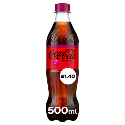 Coca Cola ZERO Cherry PMP £1.40 500ml