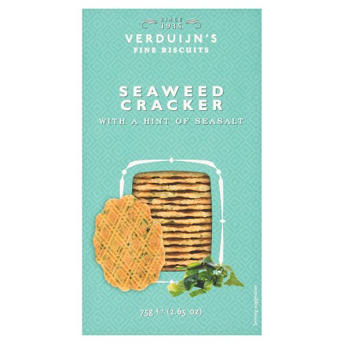 Verdijn's Fine Biscuits Seaweed Crackers 75G