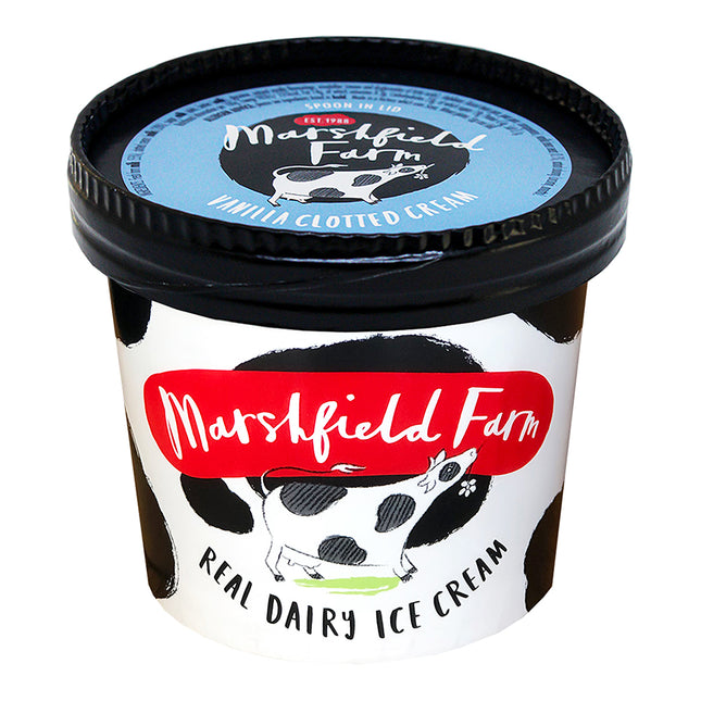 Marshfield Farm Real Dairy Ice Cream Vanilla Clotted Cream 180ml