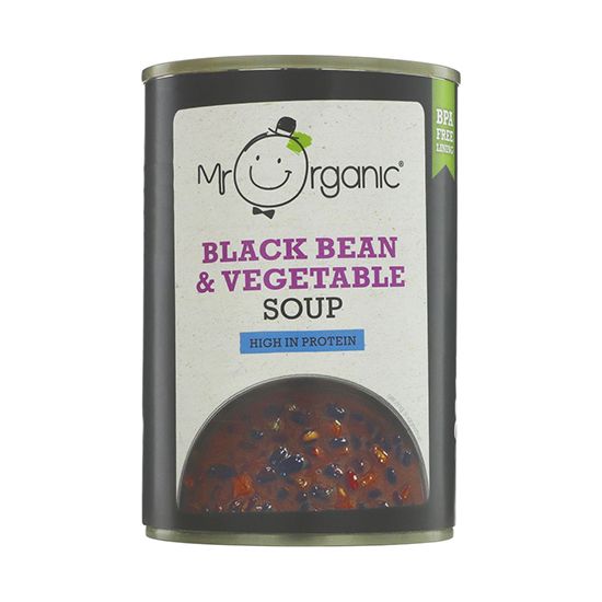 Mr Organic Black Beans soup 400g