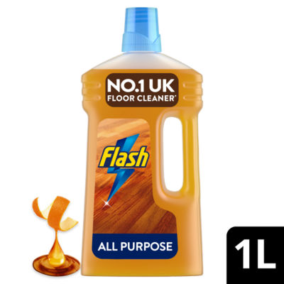 Flash All Purpose Liquid 1Ltr Wood Orange