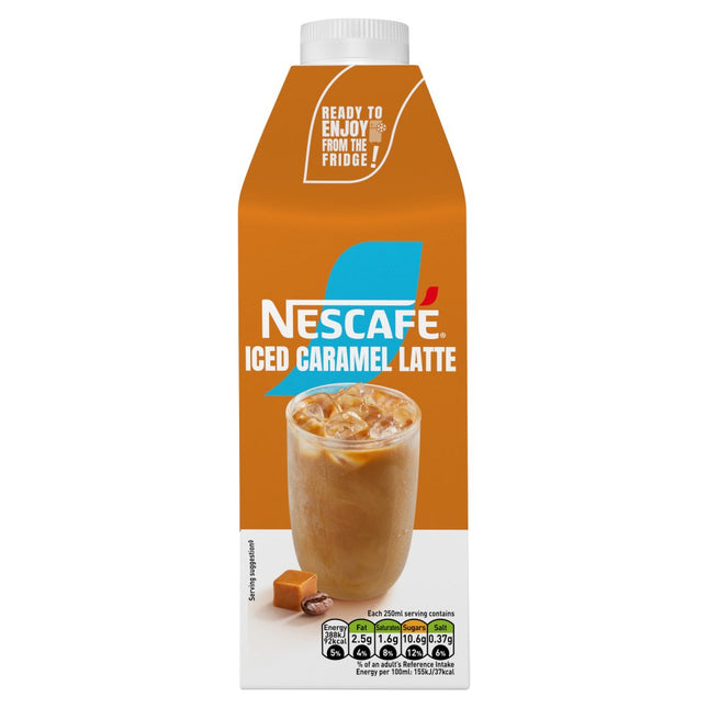 Nescafe Latte Iced Ready to Drink Caramel Tetra Brik 750ml
