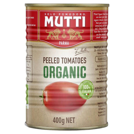 Mutti Organic Peeled Tomatoes 400g
