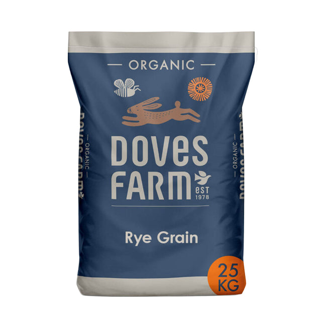 Doves Farm Organic Rye Grain 25kg
