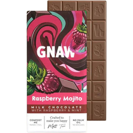 Gnaw Raspberry Mojito Bars 80g