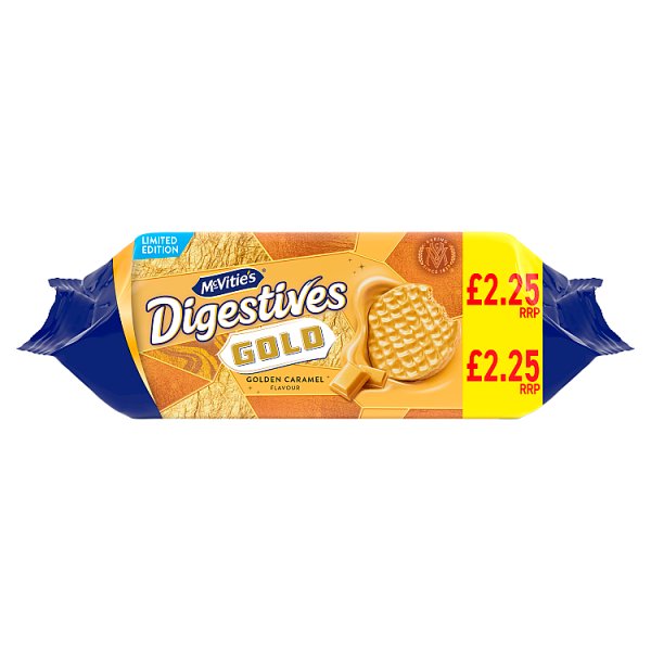 McVitie's Gold Chocolate Digestive Biscuits PMP £2.25 232g