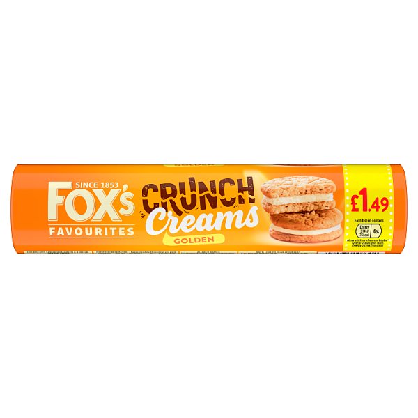 Fox's Crunch Cream Golden PMP £1.49 12x200g