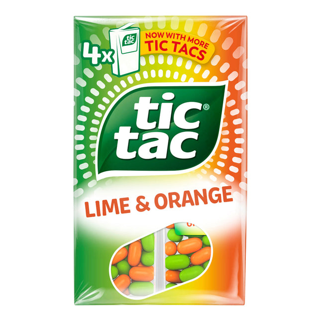 Tic Tac Lime/Orange T4 x 20 (T37) 72g