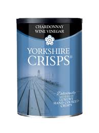 Yorkshire Crisps Chardonnay Wine Vinegar Drum 95g