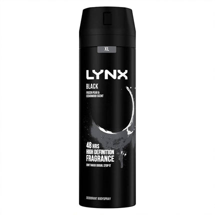 Lynx Body Spray 200ml Black
