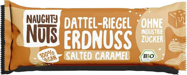Naughty Nuts Peanut Tahini Bar Salted Caramel 30G