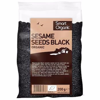 Smart Organic Sesame Seeds, Black 200G