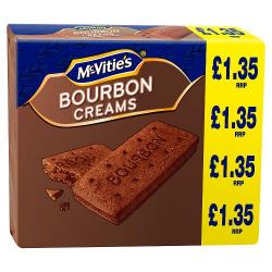McVitie's Bourbon Cream Biscuits £1.35 PMP 300g