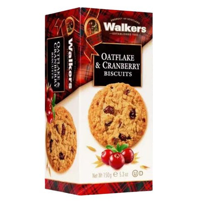 Walkers Carton Oatflake & Cranberry Biscuits 150g