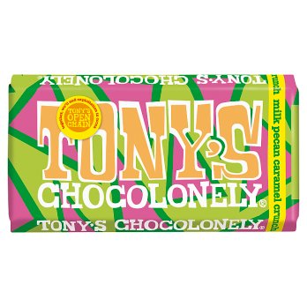 Tony's Chocolonely Milk Pecan Crunch Caramel 180g