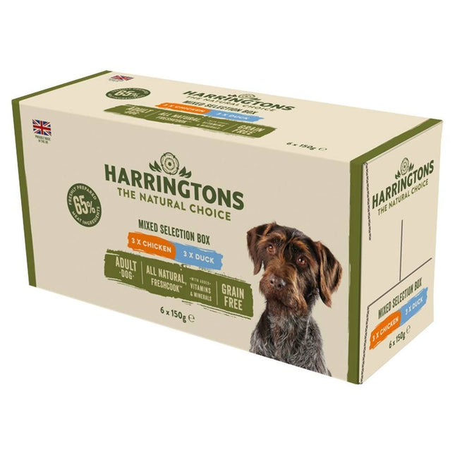 Harringtons Mixed Wet Dog Food Trays (6x150g)
