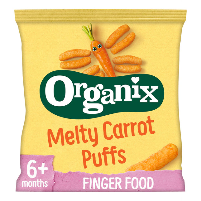 Organix Melty Carrot Puffs 20g