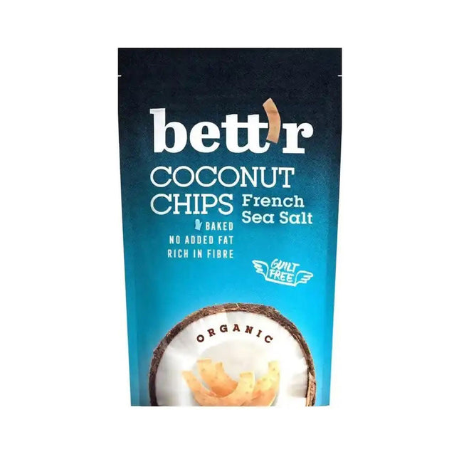 Bett'r Coconut Chips French Sea Salt 70g