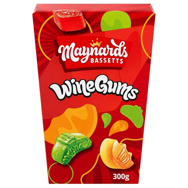 Maynards Bassetts Wine Gums Carton 300G