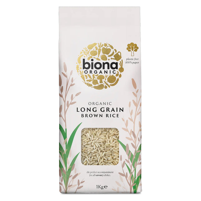 Biona Organic Long Grain Brown Rice 1kg