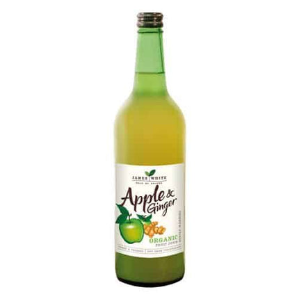 James White Organic Apple & Ginger 250ml Glass