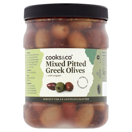 Cooks&Co Greek Olives Mix w/ Oregano 1kg
